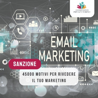 Sanzione mail marketing