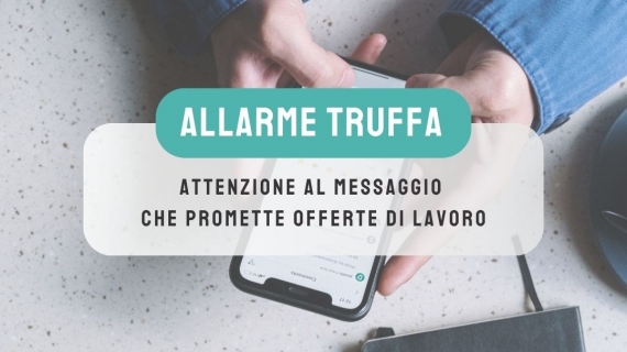 Attenzione al messaggio che promette offerte di lavoro