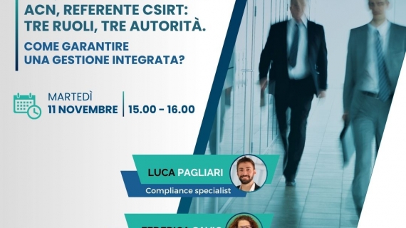 Webinar gratuito Referente CSIRT